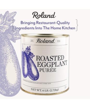 Roland Foods Roasted Eggplant Puree - Specialty Imported Food - 6 lb Can - Buy Online on SooperMarket.com