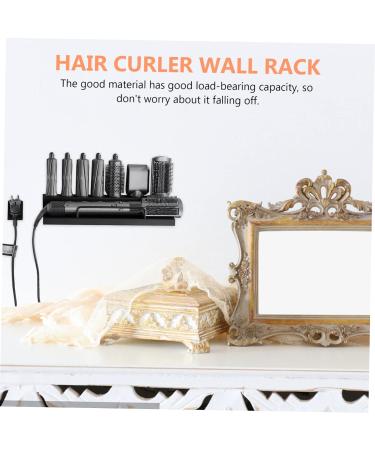 Gogogmee Curling Iron Rack Pumice Stone for Feet Hair Curler Wall Rack Hair Dryer Stand Stainless Steel Black - Buy Online on SooperMarket.com