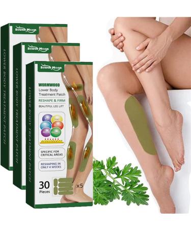 SizSlim Leg S_limming Herbal P_atch Leg Sl_Imming Herbal Patch Wormwood Lower Body Treatment Patch Breaks Down Cellulite for Better Body Shape (90PCS)