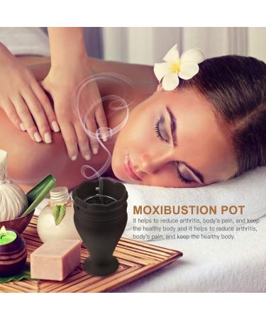 Porcelain Moxa Box for Acupuncture Therapy | Moxibustion Burner for Pain Relief | Household Massage Tool for Neck & Waist - Buy Online on SooperMarket.com