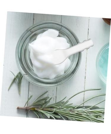 HAPINARY Stainless Steel Ointment Spoon Makeup Spatula Tool Skincare Tiny Spoons Cream Makeup Brush Beauty Tool for Cream Brush Clay Skincare Tools Silicone Spoon Baby Facial 6.5x2x0.2cm Silver - Buy Online on SooperMarket.com