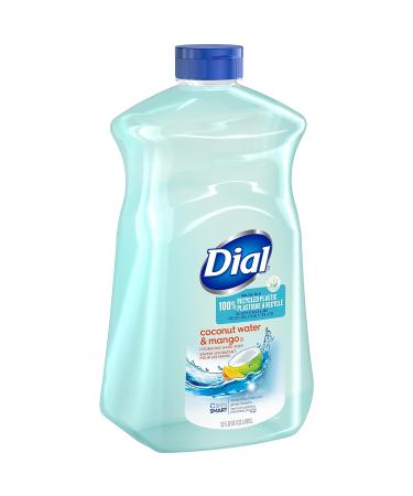 Dial Coconut Mango Liquid Hand Soap Refill - 52 Fl Oz | Hydrating Formula | Eco-Friendly Packaging - Buy Online on SooperMarket.com
