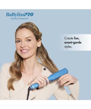 BaBylissPRO Nano Titanium Styling Crimper Large - Professional Hair Styling Tool for All Hair Types | International Shipping Available - Buy Online on SooperMarket.com