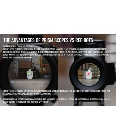 Monstrum P330-B Marksman 3X Prism Scope - Black | High-Quality Optics - Buy Online on SooperMarket.com