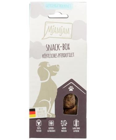 MjAMjAM snack box for dogs delicious horse fillet real 80 g Horse 80 g (pack of 5)