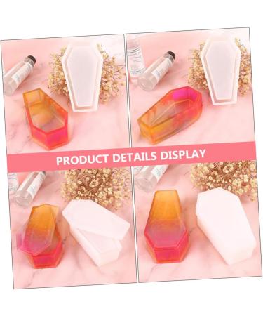 ABOOFAN 1 Set Epoxy Coffin Mold Halloween Decor Resin Mold Decorative Diy Decorative Mold Self Made Props - Buy Online on SooperMarket.com