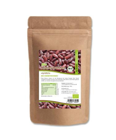 Mynatura Organic Kidney Beans I Beans I For soaking and further processing I Beans I Red Beans I Kidney Beans I In a bag (1x 2kg)