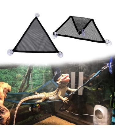 NA 2 Pcs Lizard Hammock Lounger Bearded Dragon Hammock Reptile Vines Hammock Black Reptile Hammock for Geckos Reptile Lizard - Buy Online on SooperMarket.com