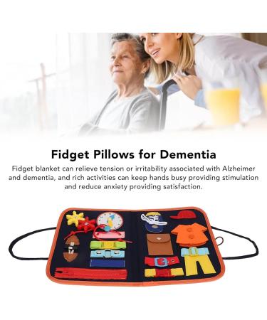 THJOPOKEEL Fidget Blanket Dementia Activities for Seniors Calming Sensory. Alzheimers Activities Dementia Fidget Apron Soothing Sensory Sensory Blanket for Elderly People Dementia Autism - Buy Online on SooperMarket.com