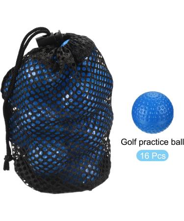 Patikil Hollow Golf Practice Balls Set with Mesh Bag - Blue | Indoor Training for Golf & Tennis - Buy Online on SooperMarket.com