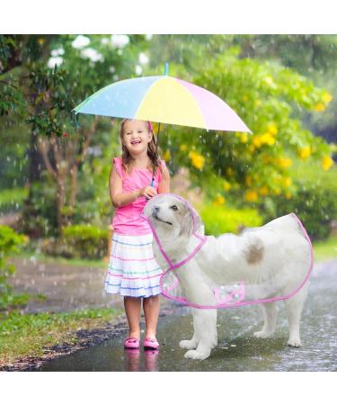 Petcute 6XL Pink Waterproof Dog Raincoat - Breathable & Transparent Hooded Coat for Medium & Large Dogs - Buy Online on SooperMarket.com
