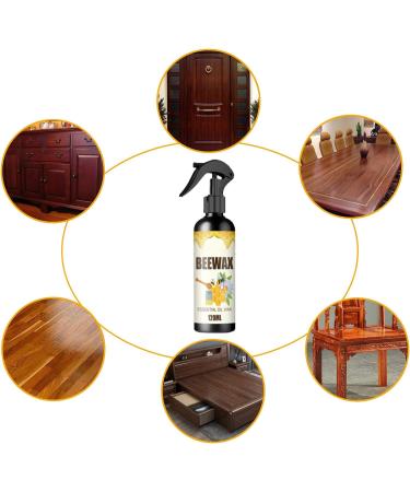 Natural Micro-Molecularized Beeswax Spray Wood Seasoning Beeswax Household Polishing Bees Wax Furniture Polish and Cleaner Natural Beewax Furniture Care Polishing (2pcs) - Buy Online on SooperMarket.com