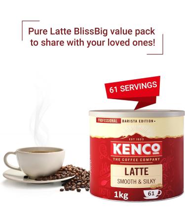 Kenco Latte Instant Coffee 1kg Tin - French Vanilla Flavoured - Buy Online on SooperMarket.com