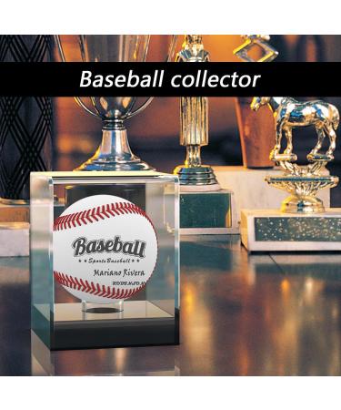 KKU Baseball Display Case - UV Protected Acrylic Holder for Official Size Baseball, Memorabilia Storage - 1 Pack - Buy Online on SooperMarket.com