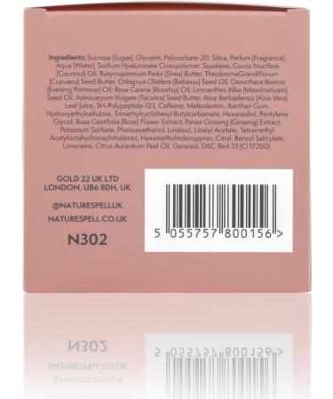 Nature Spell Tone & Tighten Sugar Crystal Body Scrub 300g Exfoliating Body Scrub Hyaluronic Acid Ginseng Extract & Plant Collagen Made in the UK - Buy Online on SooperMarket.com