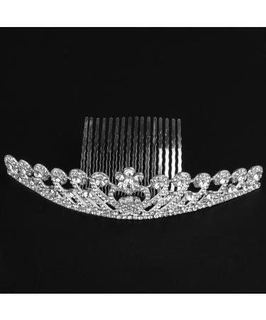 Frcolor Wedding Bridal Tiara Crown - Rhinestone Princess Headpiece with Comb for Perfect Bridal Look - Buy Online on SooperMarket.com