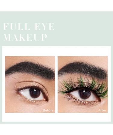 HOSAILY 5D Colored Lashes - 10 Pairs Wispy False Eyelashes Set, Natural Fluffy & Dramatic Tail Effect, 10 Colors Mixed - 1oz Pack - Buy Online on SooperMarket.com