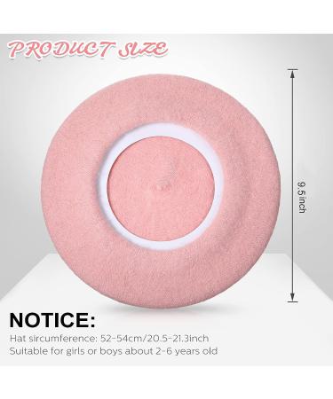 4 Pieces Toddler Wool Beret Set - Classic French Beret Hat for Girls - Buy Online on SooperMarket.com
