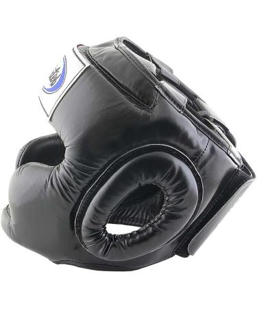 Fairtex HG3 Black Head Guard - Premium MMA Muay Thai Head Protection | Thai Boxing XL - Buy Online on SooperMarket.com