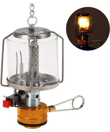 Lixada Portable Camping Gas Lantern with Piezo Ignition - Mini Gas Tent Lamp Light - Buy Online on SooperMarket.com