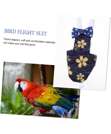 Shop Bcoath Parrot Diaper & Flight Suit - Comfortable Pet Bird Clothing for Nymphensittich & Parrots | International Shipping - Buy Online on SooperMarket.com