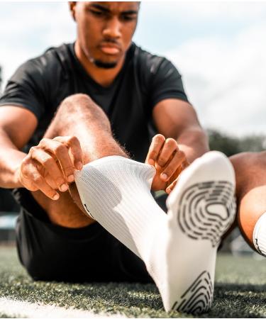 T1TAN Grip Socks - Ideal Non-Slip Socks for Men Women & Kids | Size 35-38 | White | Shop Vibrant Colors Now! - Buy Online on SooperMarket.com