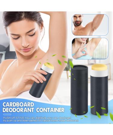 MuuuDM 2.5oz Paperboard Deodorant Containers - Set of 10 | Push-Up Style | Eco-Friendly Cardboard | DIY Natural Deodorant & Lotion Bars Holder - Buy Online on SooperMarket.com