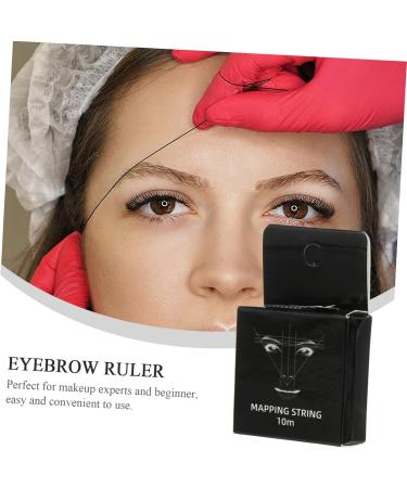 Didiseaon Makeup Supplies Eyebrow Brow Stencil Guide Ink Nose Measuring Thin- Threading Grooming Ultra- - Buy Online on SooperMarket.com