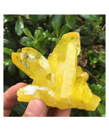 Natural Crystal Rough Natural Beautiful Citrate Plated Quartz Crystal Clusters