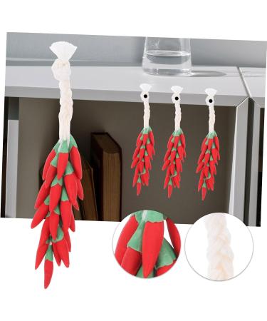 KOMBIUDA Simulation Chili Props Chili Skewers Models Vegetables Toy Peppers Layout Scene Decor Home Decor Decorations Artificial - Buy Online on SooperMarket.com