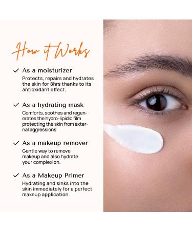 CHADO Cr me G n reuse - Hydrating Daily Face Moisturizer | Paraben & Sulfate Free | Makeup Base Remover & Mask | 40ml | Cruelty Free - Buy Online on SooperMarket.com