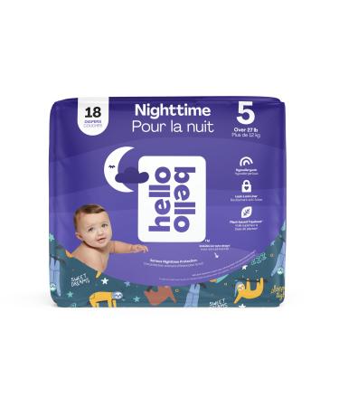 Hello Bello, Diapers Overnight 5, 18 Count