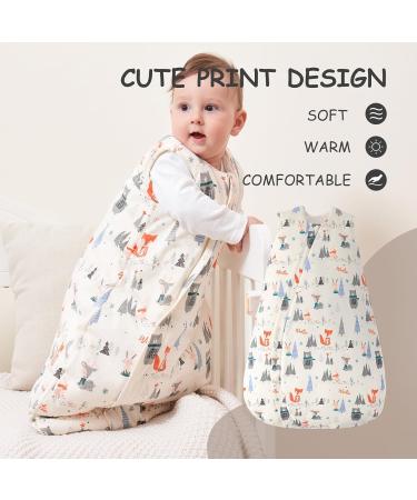 Looxii 3.5 TOG Baby Sleeping Bag in Beige | 100% Cotton Newborn Sleepsack for Boys and Girls 18-24 Months - Buy Online on SooperMarket.com