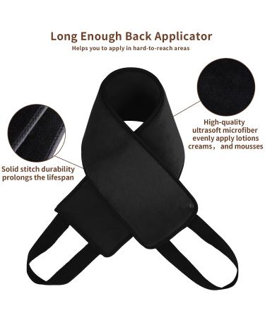 WLLHYF Self Tanning Mitt Applicator Kit - Ultra Soft Streak Free Glove for Back, Face & Body - Reusable Lotion Applicator for Fake Tan - Black - Buy Online on SooperMarket.com