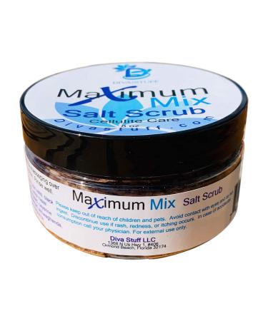 Diva Stuff Anti Cellulite Maxi-Mix Foaming Salt Scrub - Gota Kula Benzoin & Guarana for Smooth Skin | International Shipping Available - Buy Online on SooperMarket.com
