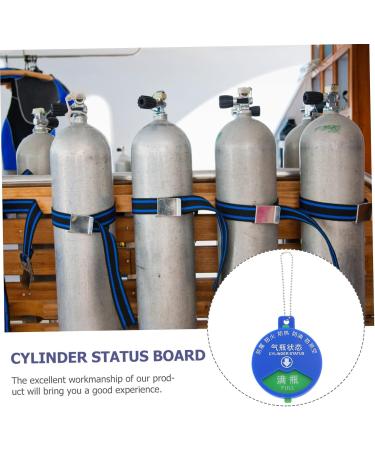 Gatuida Cable Rods 3pcs Signage Emblems Labels Oxygen Cylinder Status Card Oxygen Cylinder Status Board Oxygen Tank - Buy Online on SooperMarket.com
