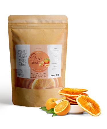 Cocktail Crowd Dried Orange Slices Wheels Cocktail Garnish Orange Slices Nothing Added Dehydrated Gluten & Sugar Free Orange Slices for Drinks Fruits for Drinks Cocktail Gins (35.00 Grams) 35.0 grams