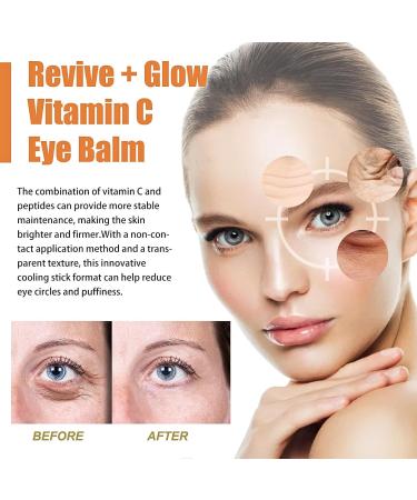Vitamin C Eye Cream Stick Glow Eye Stick Eye Cream for Dark Circles and Puffy Eyes Under Eye Cream for Women/Men Eye Cream Anti Aging Eye Balm Stick Cooling & Hydrating Skincare 1 - Buy Online on SooperMarket.com