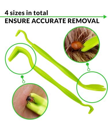 MYDAISY 4 in 1 Tick Tweezers for Dogs Cats & Pets | Ultimate Tick Removal Tool for People & Pets | Shop Now - Buy Online on SooperMarket.com