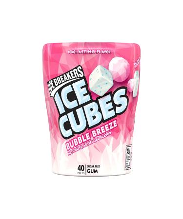 Ice Breakers Ice Cubes Bubble Breeze Xylitol Chewing Gum 3.24 oz (6x40ct) Pack - Sugar Free - Buy Online on SooperMarket.com