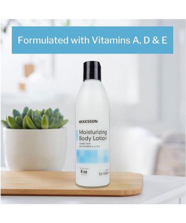 McKesson Moisturizing Body Lotion with Vitamins A, D, E & Summer Rain Scent - 8 oz, 1 Count - 1 Ounce (Pack of 1) - Buy Online on SooperMarket.com