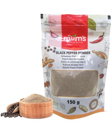 Mum's Premium Black Pepper Powder - 150g Ground Black Pepper - Buy Online on SooperMarket.com