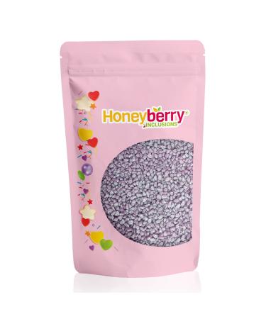 Edible Silver Glitter Coated Sugar Crystals 200g - Glimmer Pearl Sugar Nibs for Baking - Sparkling Sugar Crystals for Cakes and Cupcakes Decoration - Shimmer Shiny Coarse Sugar Pearls and Sprinkles