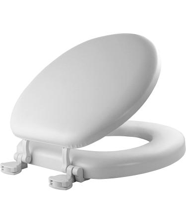 Mayfair 13EC 000 Soft Easily Removes Toilet Seat, 1 Pack Round, White White 1 Pack Round