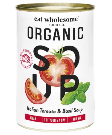 Eat Wholesome Organic Tomato & Basil Soup 400 g