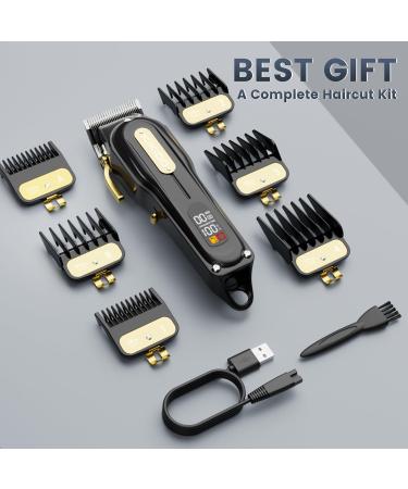 KNCANEO Hair Clippers for Men Professional -Cordless Beard Trimmer Rechargeable Waterproof Barber Clippers for Hair Cutting & Grooming Electric Shaver Gift for Men - Buy Online on SooperMarket.com