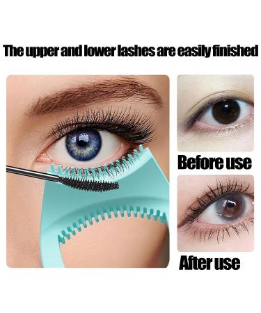 SHANPIN Silicone Winged Eyeliner Stencil and Mascara Guard - Mermaid Design | Reusable Cosmetic Tool for Perfect Eye Makeup - Buy Online on SooperMarket.com