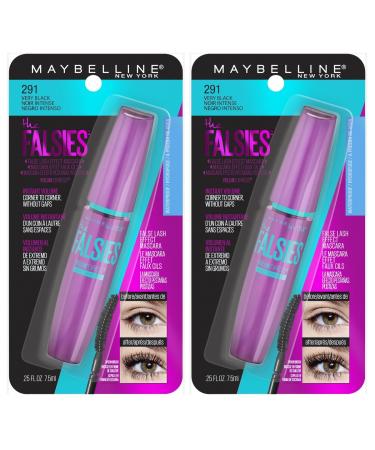 Maybelline Volum' Express Falsies Waterproof Mascara - Very Black (2 Pack) - Buy Online on SooperMarket.com