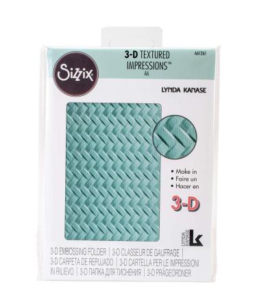 Embossing Folder 661261  Woven by Lynda Kanase  Multi Color  One Size  Multicolor