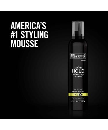 TRESemm Extra Hold Frizz Control Mousse 2-Pack - 10.5 oz | Humidity Resistant Styling Foam for All Hair Types - Buy Online on SooperMarket.com